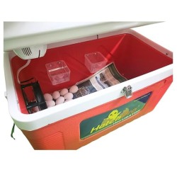 Hatchpro 80 egg incubator semi automatic + extra controller & Humidity display , ABS Fibre body