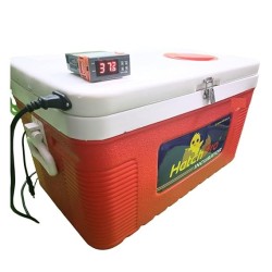 Hatchpro 80 egg incubator semi automatic + extra controller & Humidity display , ABS Fibre body