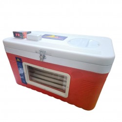 Hatchpro 50 egg incubator fully automatic with Humidity display  with THT20 Controller Automatic Egg Turning Tray in ABS Fibre body With Glass Window
