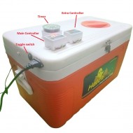 Hatchpro 70 egg incubator automatic with Dual Controller, Humidity display , Automatic Egg Turning Tray in ABS Fibre body