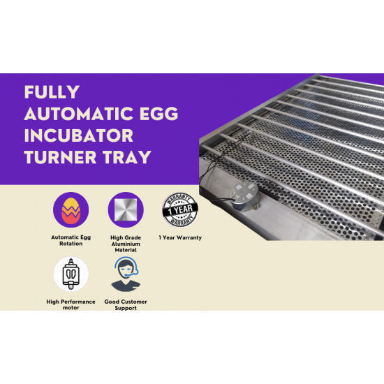 HatchPro 100 egg automatic turning tray for  egg incubator machine