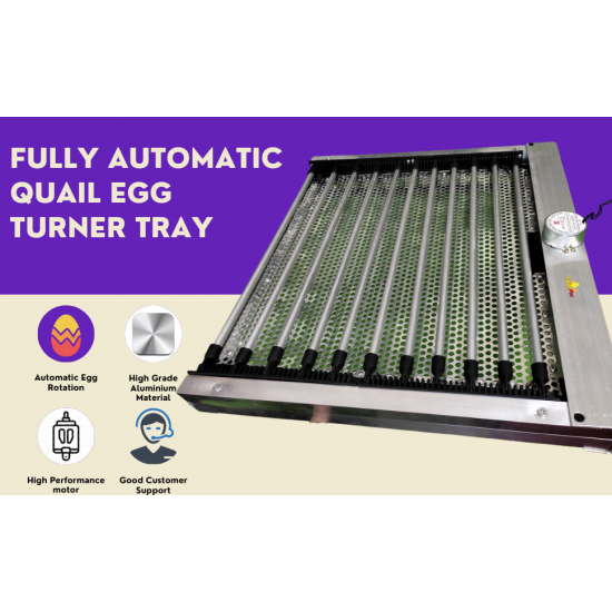 HatchPro 60 eggs automatic rolling multipurpose tray for automatic hatching machine
