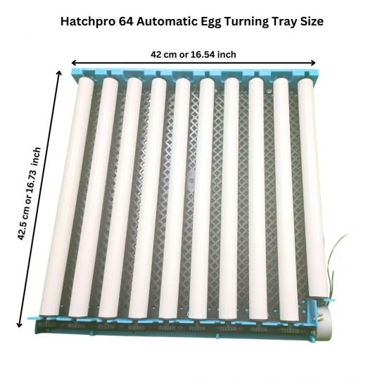 Hatchpro 64 egg turner tray automatic for egg incubator (multipurpose)