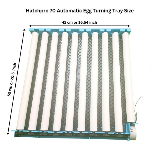 Hatchpro 70 egg turner tray automatic for egg incubator (multipurpose)