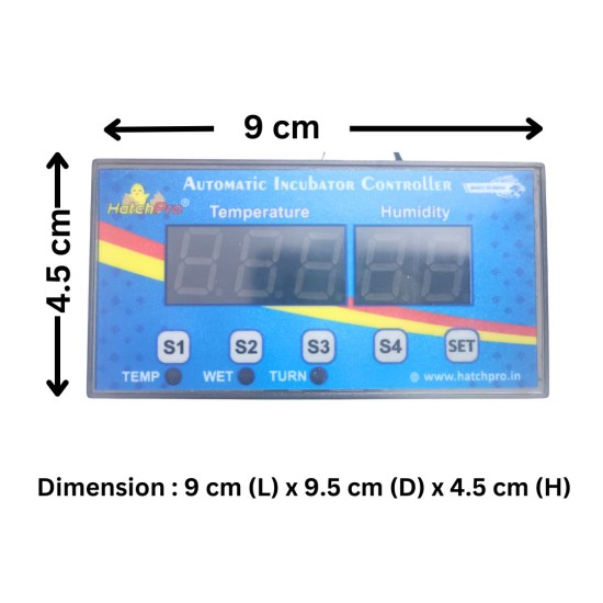 Hatchpro Digital Automatic Controller for Egg Incubator | Hatching machine