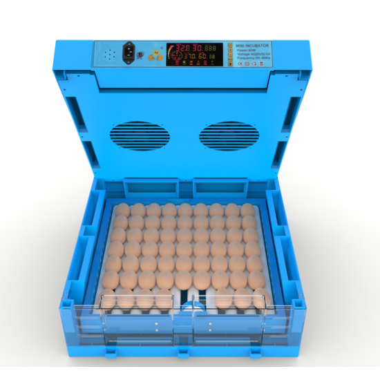 HatchPro 128 Eggs Rolling Type Tray Egg Incubator Automatic Small Egg Hatching Machine India 