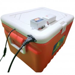 Hatchpro 24 egg incubator automatic with Humidity display , Automatic Egg Turning Tray in ABS Fibre body