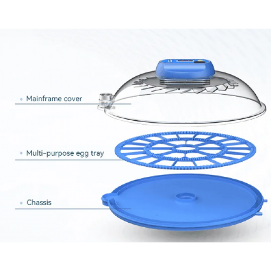Hatchpro 18 egg incubator fully automatic | Small mini egg hatching machine 
