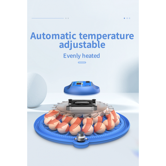Hatchpro 8 egg incubator fully automatic | Small mini egg hatching machine 