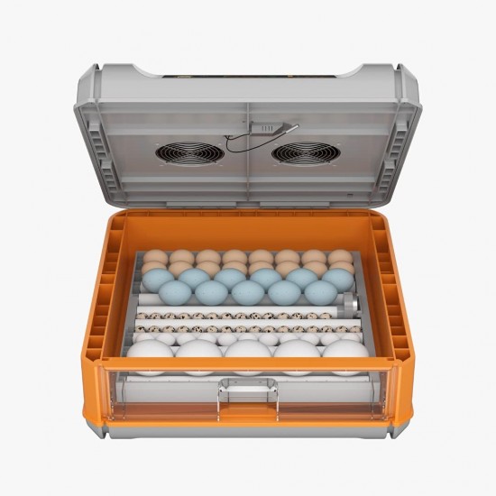 Hatchpro 64 egg incubator drawer type with rolling type tray egg hatching machine India